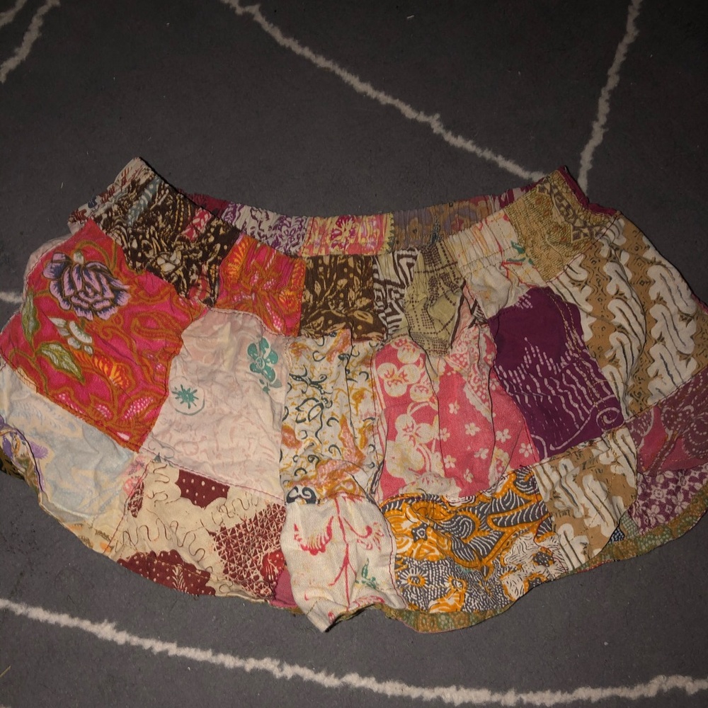 Patchwork shorts